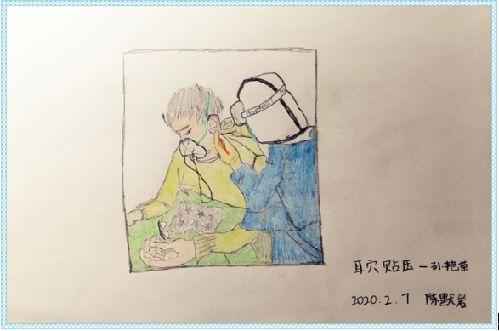这位护士的手绘“援汉日历”火了!